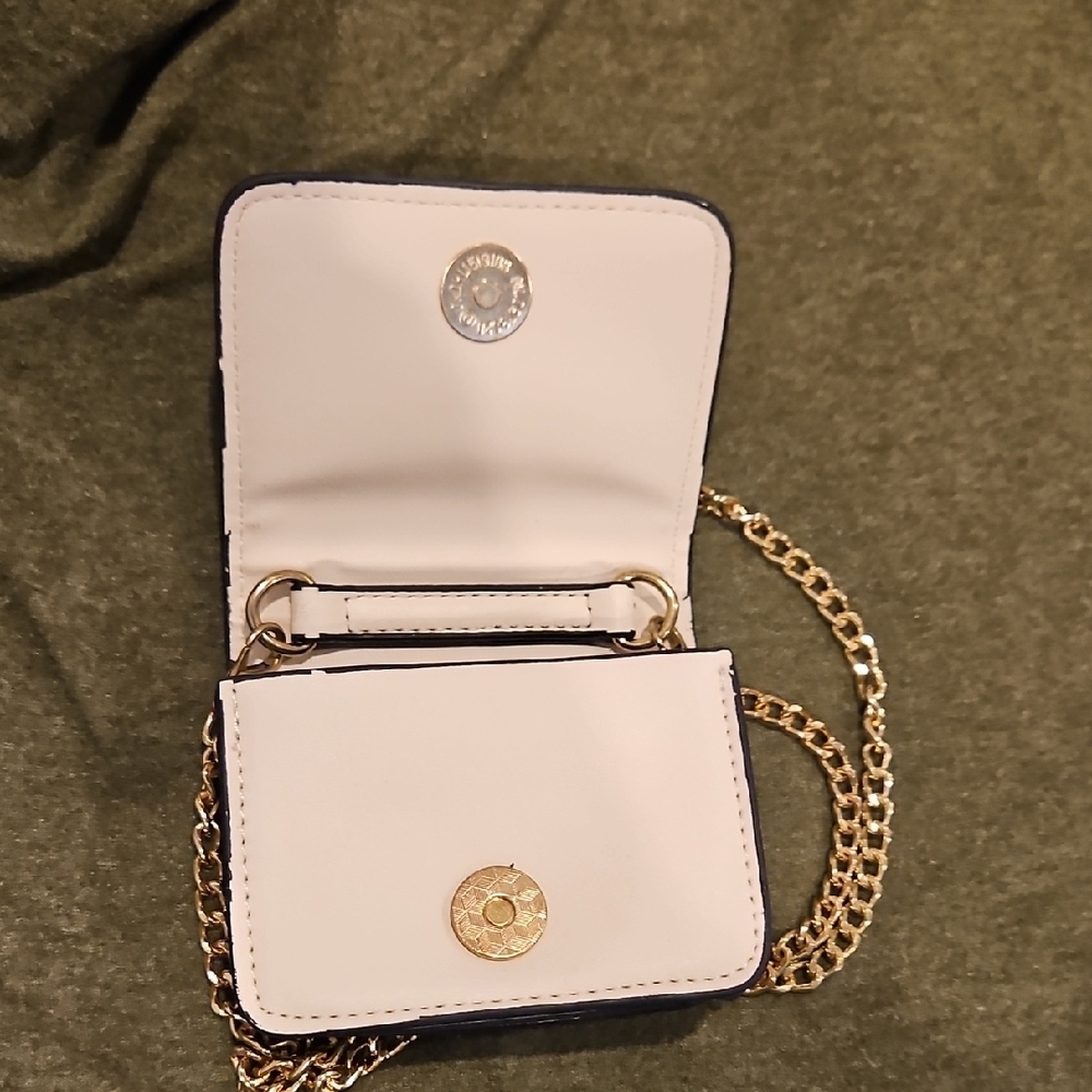 Coach Tan and Yellow Floral Mini Bag - Picture 3 of 5